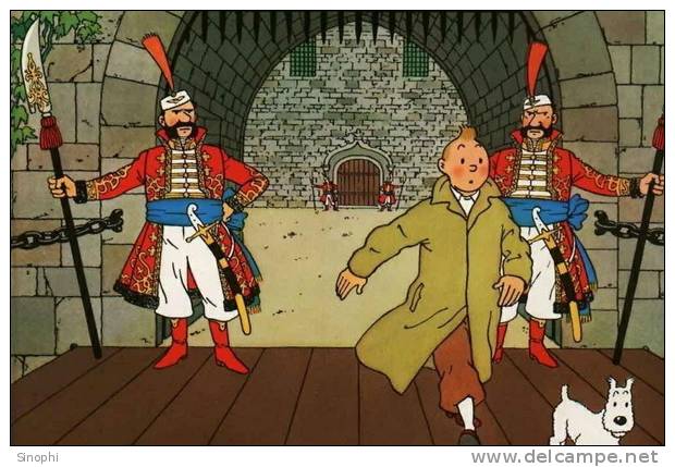 E-10zc/T27^^   Fairy Tales , Adventures Of  Tintin , ( Postal Stationery , Articles Postaux ) - Märchen, Sagen & Legenden