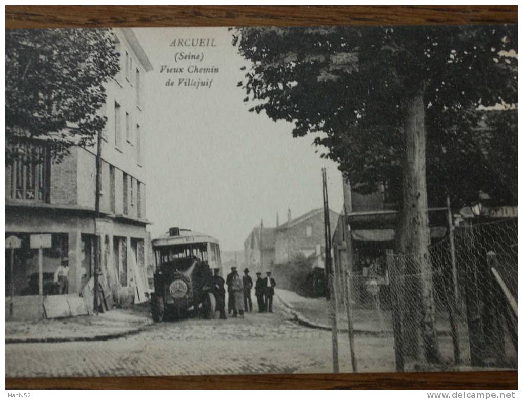 94 - ARCUEIL - Vieux Chemin De Villejuif (animée) - Arcueil