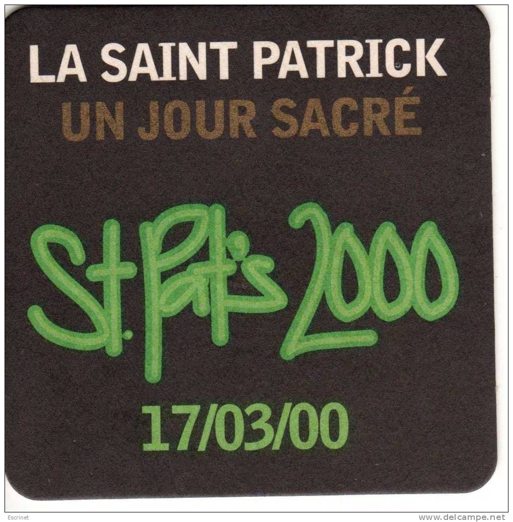 GUINNESS :  La Saint Patrick  -  Année  2000 - Sotto-boccale