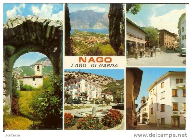 Nago (Torbole - Prov. Trento): Cartolina Anni '60-'70 Viaggiata 1988 - Trento