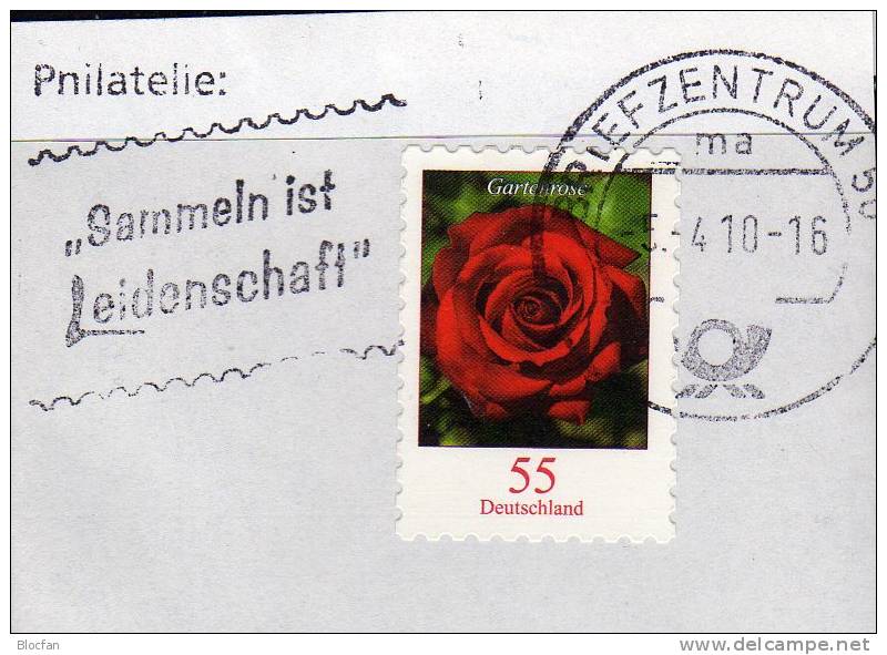 Sammeln Ist Leidenschaft BUND 2669, 2675 I  Plus II O 3€ Garten-Rosen Mit Duftender Rose Set Stamps Of BRD Germany - Rosen