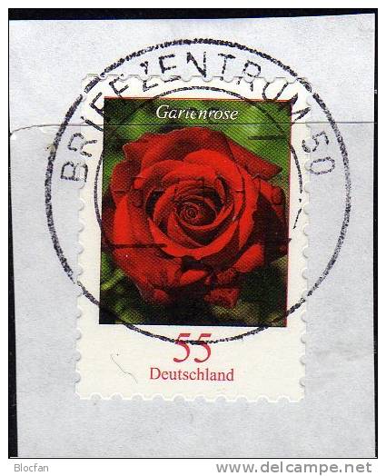 Sammeln Ist Leidenschaft BUND 2669, 2675 I  Plus II O 3€ Garten-Rosen Mit Duftender Rose Set Stamps Of BRD Germany - Roses