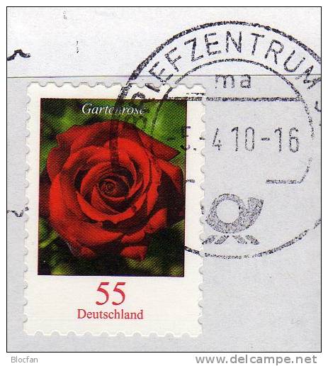 Sammeln ist Leidenschaft BUND 2669, 2675 I  plus II o 3€ Garten-Rosen mit duftender Rose set stamps of BRD Germany