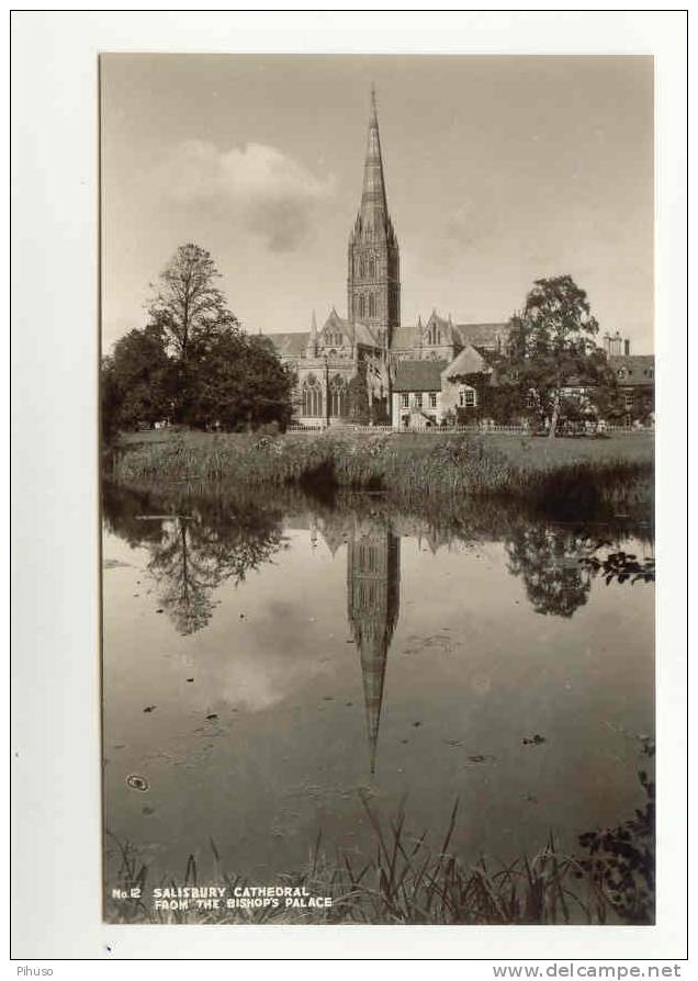 UK704 : SALISBURY : Cathedral From The Bishop's Palace - Salisbury