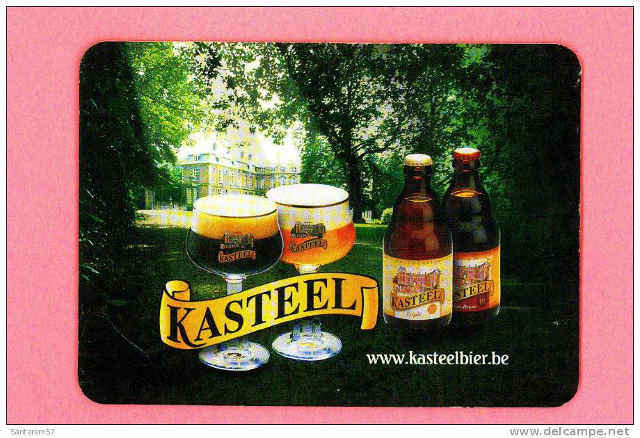 Sous-Bock Publicitaire Sous-verre Advertising Glass Mount Bière Beer Cerveja KASTEEL BELGIQUE - Sous-bocks