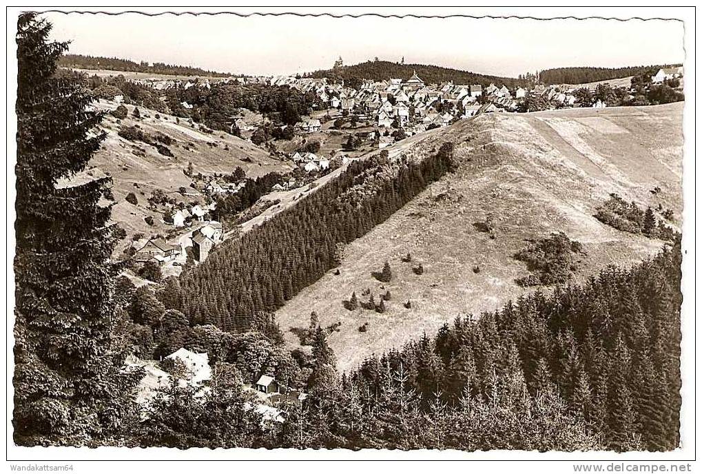 AK 1000 BERGSTADT ST. ANDREASBERG / OBERHARZ Blick Vom Treibholz 18.6.60-15 (20b) ST. ANDREASBERG - HÖHENLUFTKURORT U. - St. Andreasberg