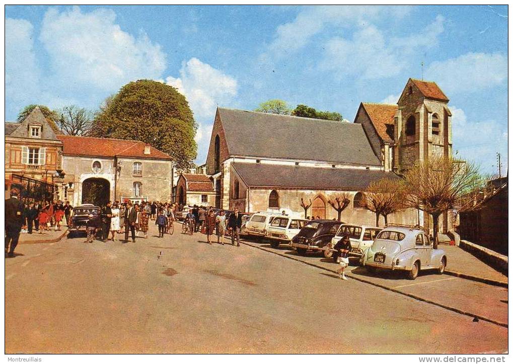 CPSM, VILLENEUVE LE  ROI, (94), La Vieille église, Jamais Voyagée - Villeneuve Le Roi