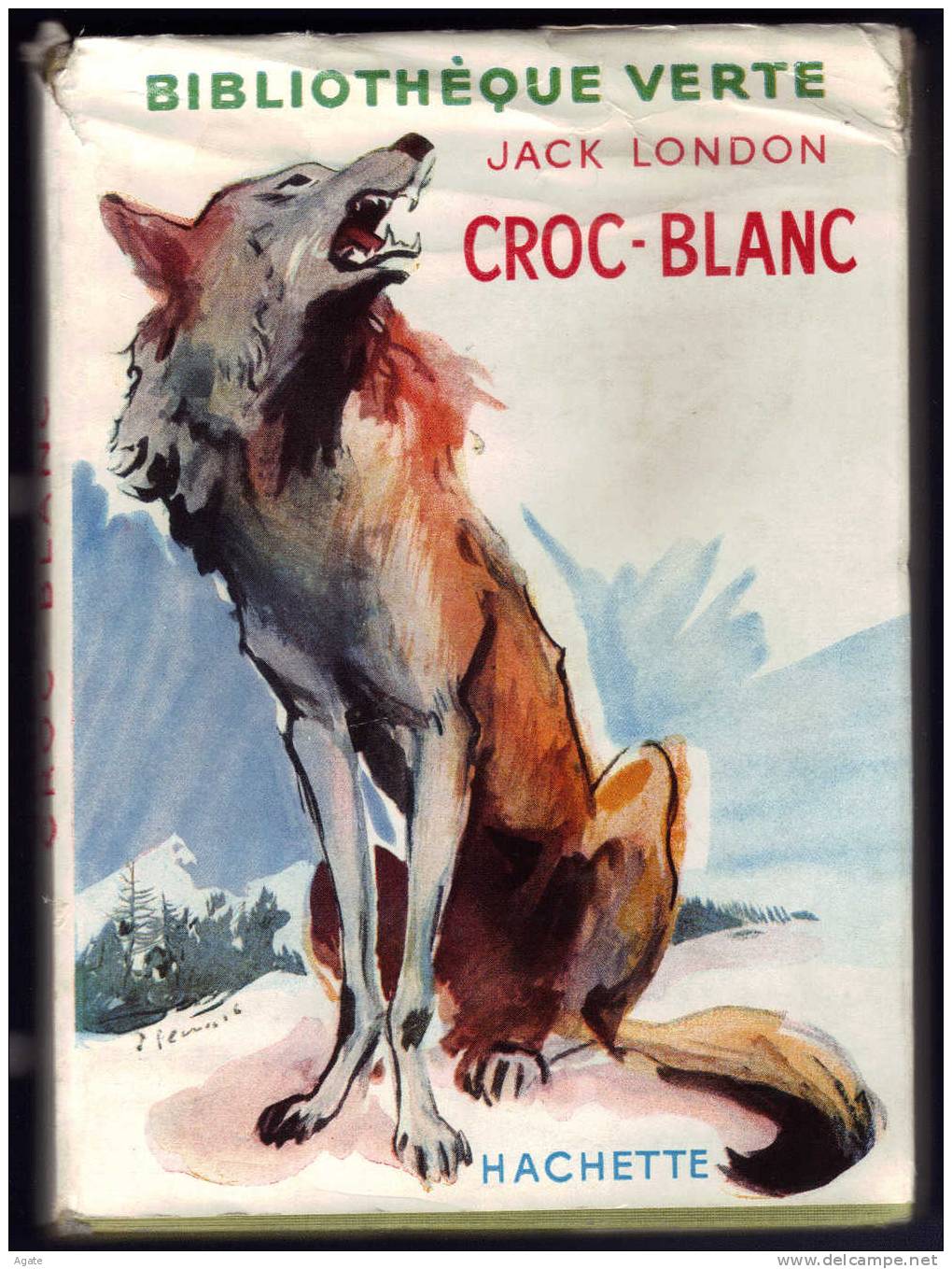 Croc-Blanc Jack LONDON (1954) - Bibliotheque Verte