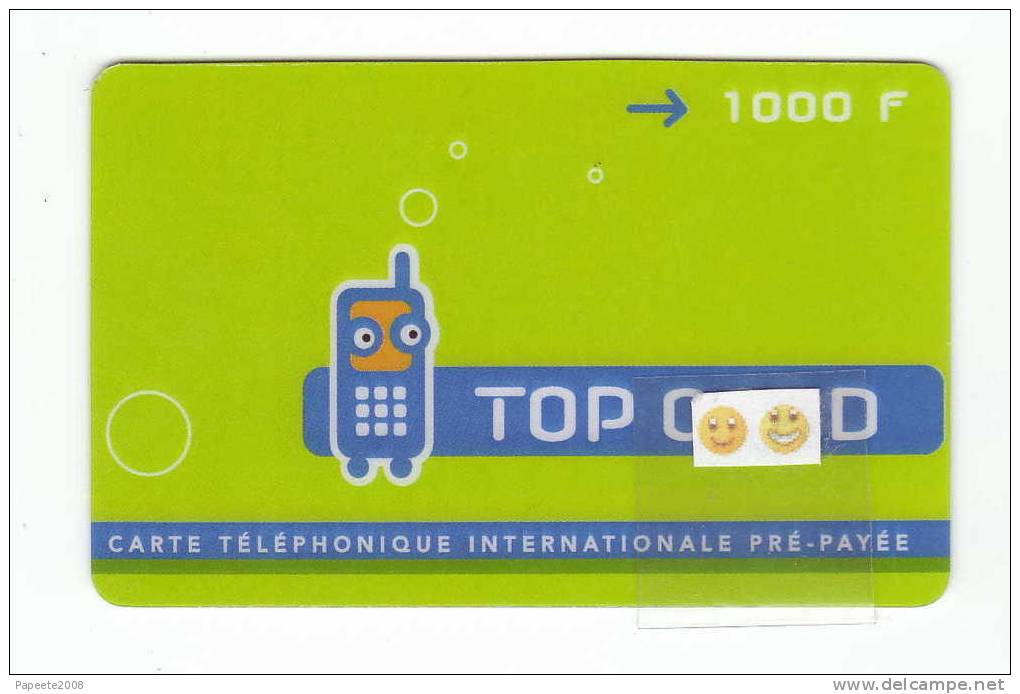 Polynésie Française - TOP CARD - Carte Prépayée  / 1 000 FCFP - LUXE - Polynésie Française