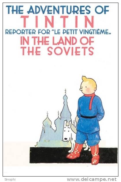 E-10zc/T64^^   Fairy Tales , Adventures Of  Tintin , ( Postal Stationery , Articles Postaux ) - Märchen, Sagen & Legenden