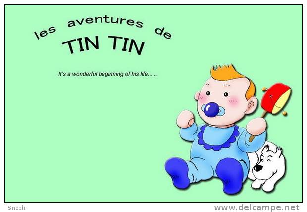 E-10zc/T61^^   Fairy Tales , Adventures Of  Tintin , ( Postal Stationery , Articles Postaux ) - Fiabe, Racconti Popolari & Leggende