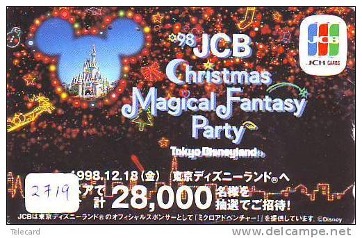 Télécarte DISNEY Japon (2719)  JAPAN * PHONECARD * TELEFONKARTE * CHRISTMAS * NOEL - Disney