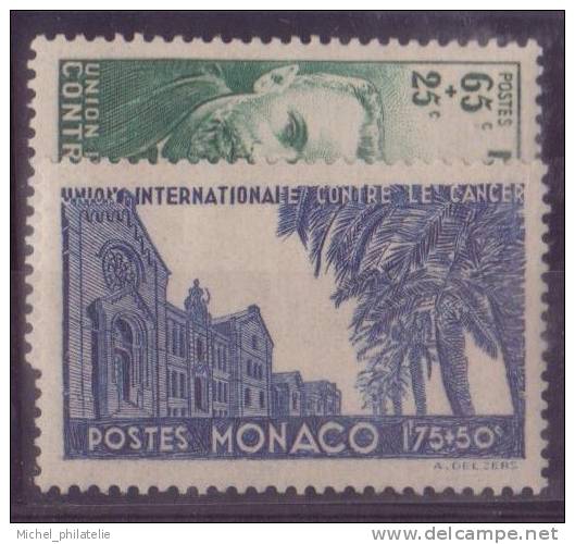 MONACO N° 167/168*  NEUF AVEC CHARNIERE - Andere & Zonder Classificatie