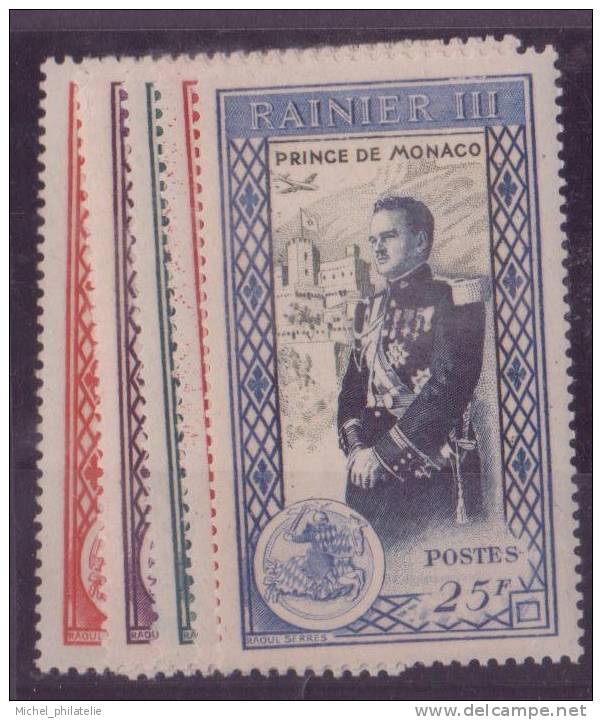 MONACO N° 338/43* NEUF AVEC CHARNIERE  PORTRAIT DU PRINE RAINIER - Andere & Zonder Classificatie