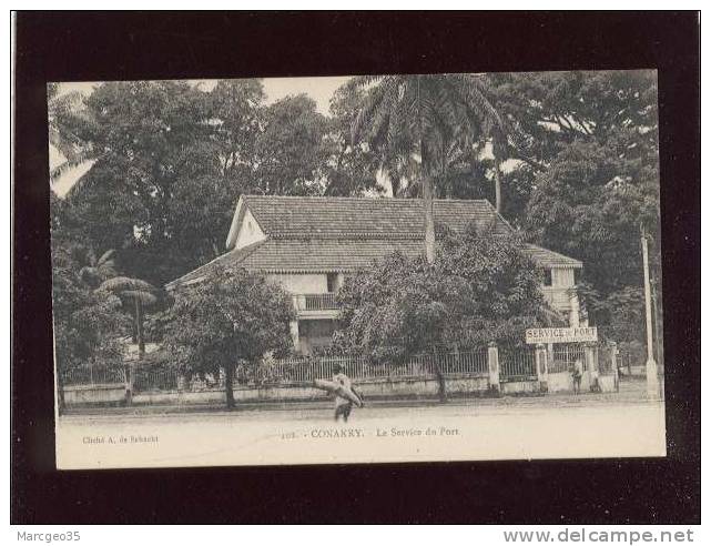 Guinée Conakry Le Service Du Port édit.de Schacht N° 102 - Guinée