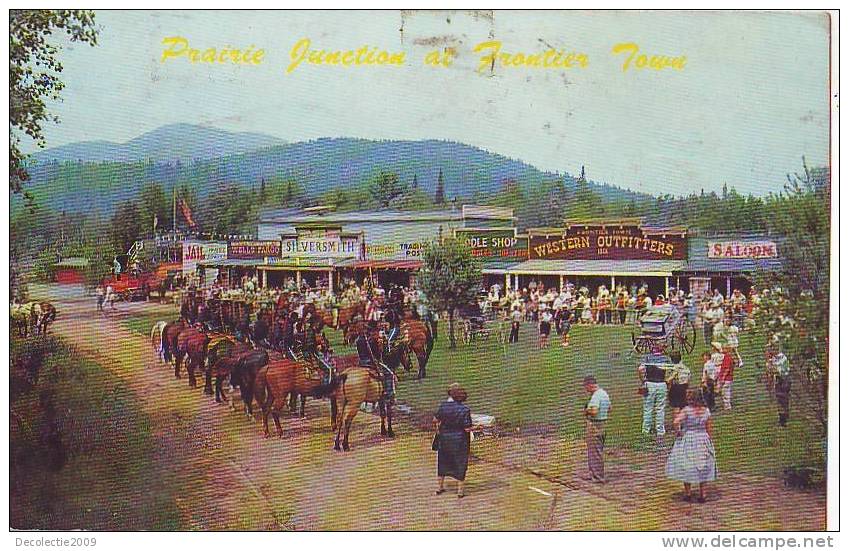 PN36 Hippisme Equitation Prairie Function At Frontier Town Used 1970 PPC Good Shape - Reitsport