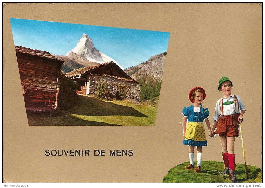 Souvenir De Mens ( Isere) Enfants Se Tenant La Main - Mens