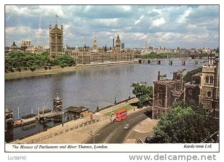 The Houses Of Parliament And River Thames - River Thames