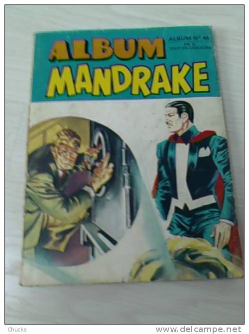 Mandrake Album N°46 (contient Mondes Mystérieux N° 404, 405, 406)  - 1973. - Mandrake