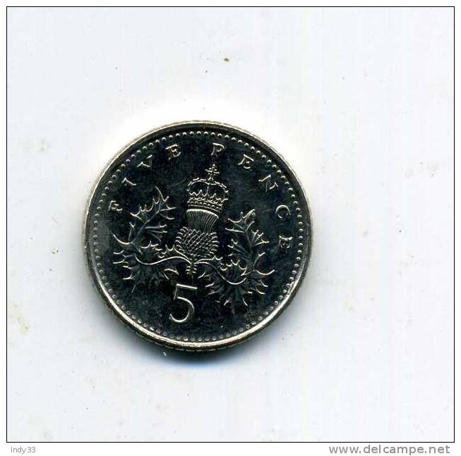 - MONNAIE GRANDE-BRETAGNE 1971... . 5 P. 1995 - 5 Pence & 5 New Pence