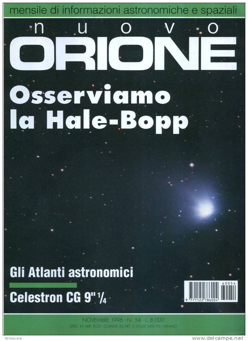 NUOVO ORIONE HALE BOPP CELESTRON CG 9 - Scientific Texts