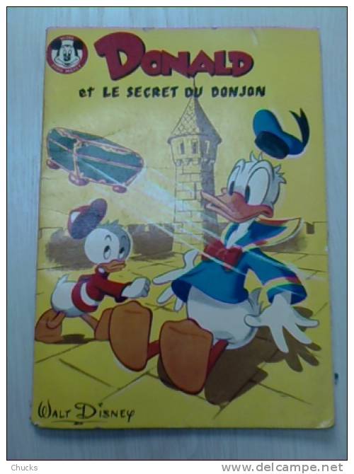 Donald Et Le Secret Du Donjon Votre Série Mickey Disney - Broché 4° Trimestre 1959 - Donald Duck