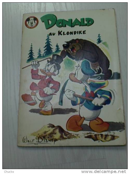 Donald Au Klondike Votre Série Mickey Disney - Broché 1° Trimestre 1960. - Donald Duck