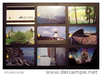 Estonia: First Edition A Serie Of 8 Cards Used, Was Loaded With 16 EEK Per Card. - Collections