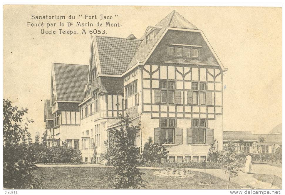 Uccle - Ukkel: Sanatorium Du Fort Jaco, Anno 1916, éd. V. Hennebert - Uccle - Ukkel