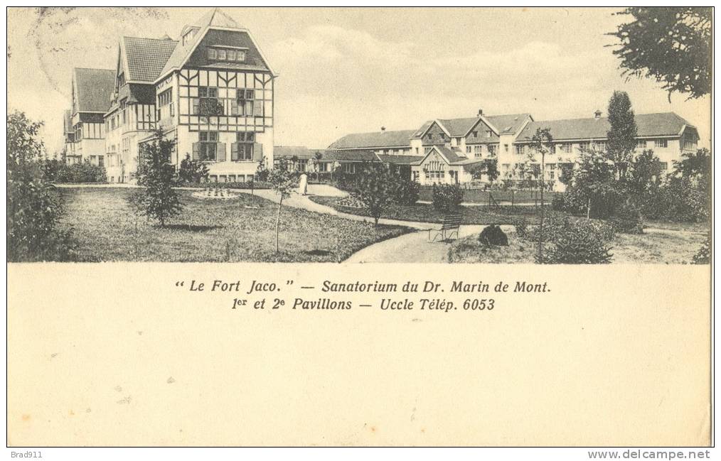 Uccle - Ukkel: Sanatorium Du Fort Jaco, Anno 1913 - Uccle - Ukkel