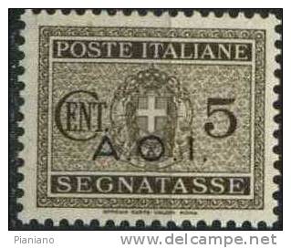 PIA - AOI - 1939-40 : Segnatasse - (SAS 1) - Italienisch Ost-Afrika