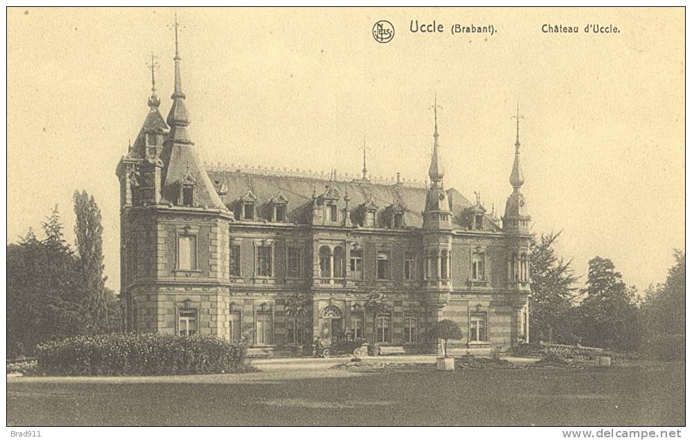 Uccle - Ukkel: Château D'Uccle Anno 1912, éd Nels N° 7 (avec Voiture Au Milieu / Met Auto) - Uccle - Ukkel