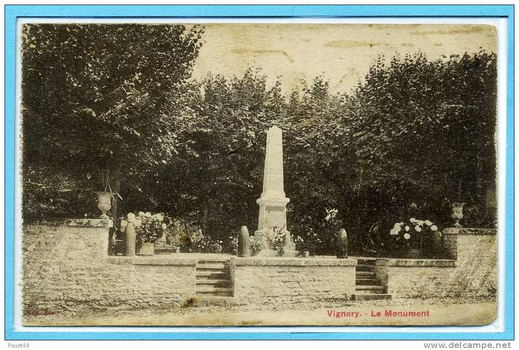 52 - VIGNORY - Le Monument - Vignory