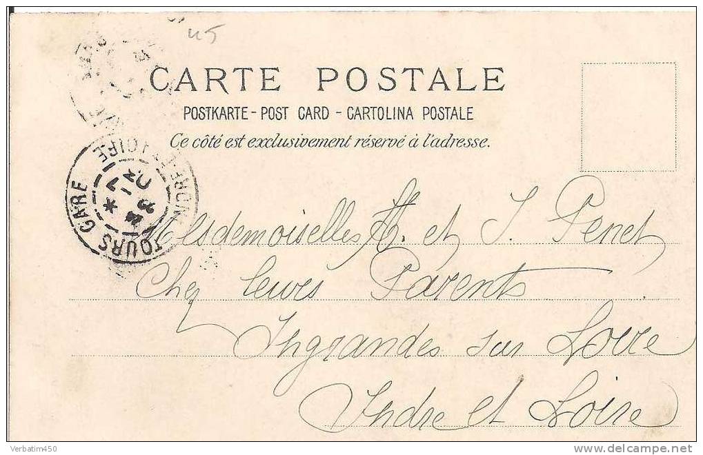 VIEILLE AUBERGE D AUTREFOIS..ATTELAGE..NOBLESDOS SIMPLE..1903....SCAN RECTO VERSO - Hotels & Gaststätten