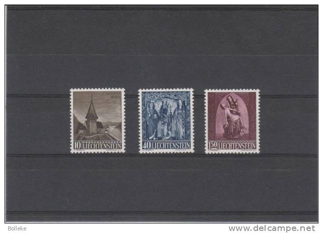 Liechtenstein -  Religieux - Chapelle - Yvert 324 / 26  XX - Valeur 25 Euros - Unused Stamps