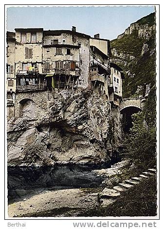 CPM 38 PONT EN ROYANS - Vieilles Maisons Sur La Bourne - Pont-en-Royans