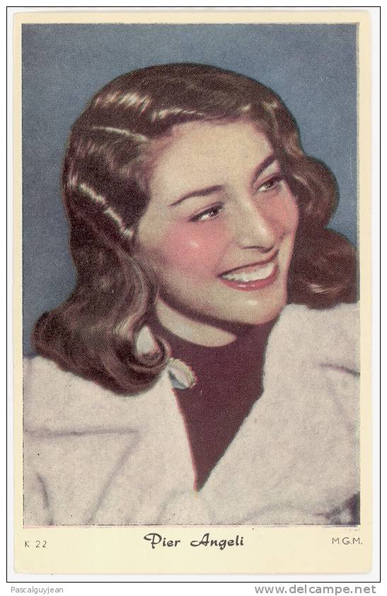 IMAGE PIER ANGELI - MGM - Autres & Non Classés