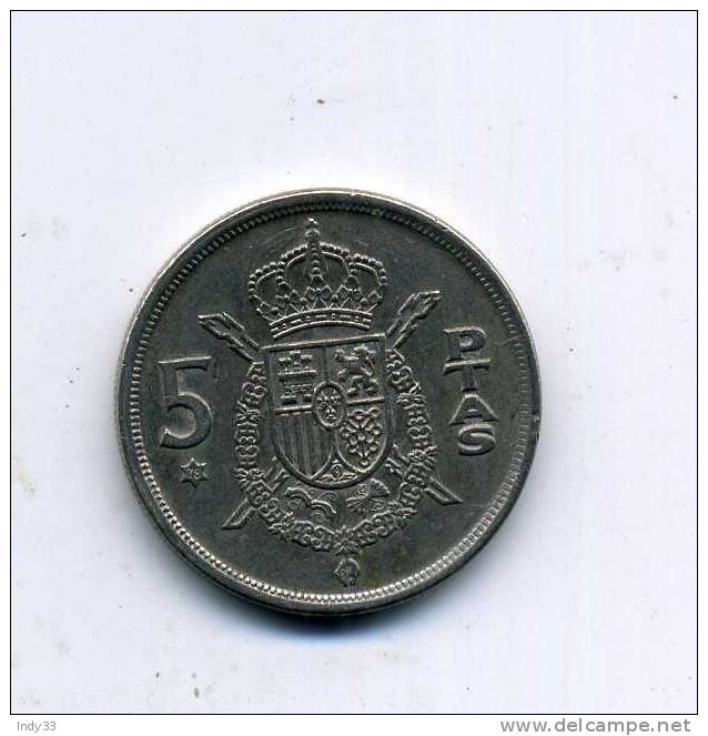 - MONNAIE ESPAGNE 1949.... 5 P. 1975 - 5 Pesetas