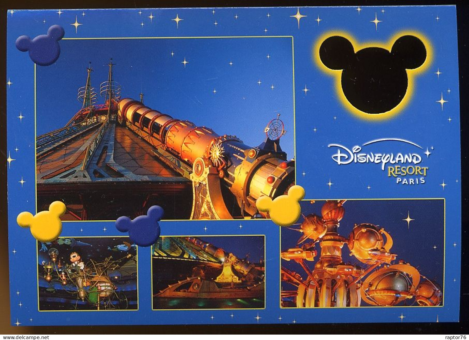 CPM Neuve 75 PARIS DISNEYLAND Resort Paris  Space Moutain  Multi-vues - Disneyland