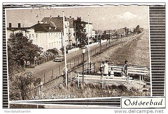 AK 15 Ostseebad Dahme Mehrbild 4 Bilder Am Deichübergang 26.7.61. - 9 (24b) DAHME OSTSEEBAD ÜBER LENSAHN (OSTHOLST) DAS - Dahme