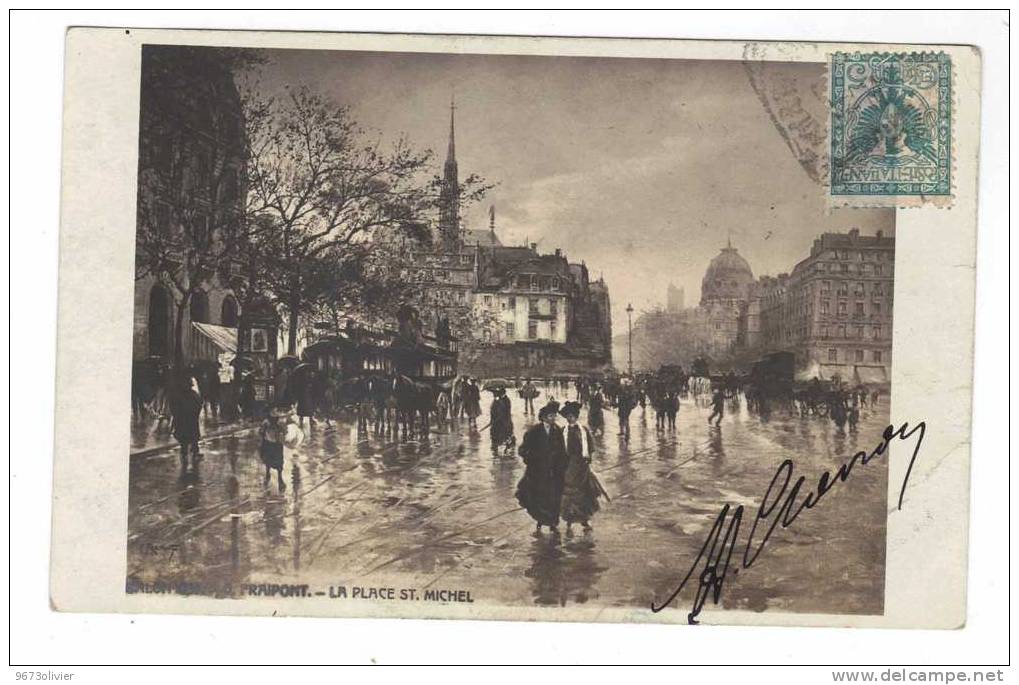 Fraipont La Place St Michel 1905 - Trooz