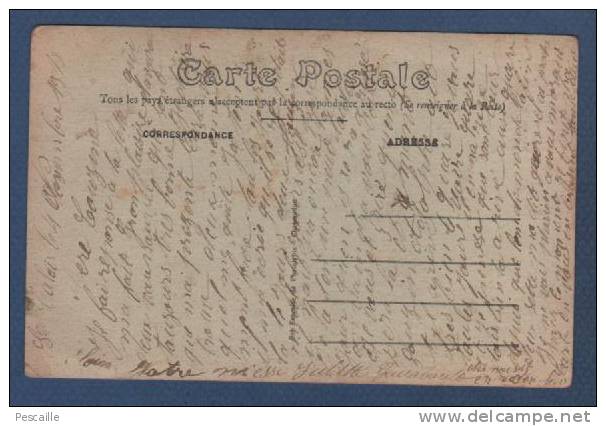 72 SARTHE - CP VIBRAYE - CANAL DES FORGES - PHOTO EDITION J. BOUVERET LE MANS CHATEAUDUN - 1918 - Vibraye