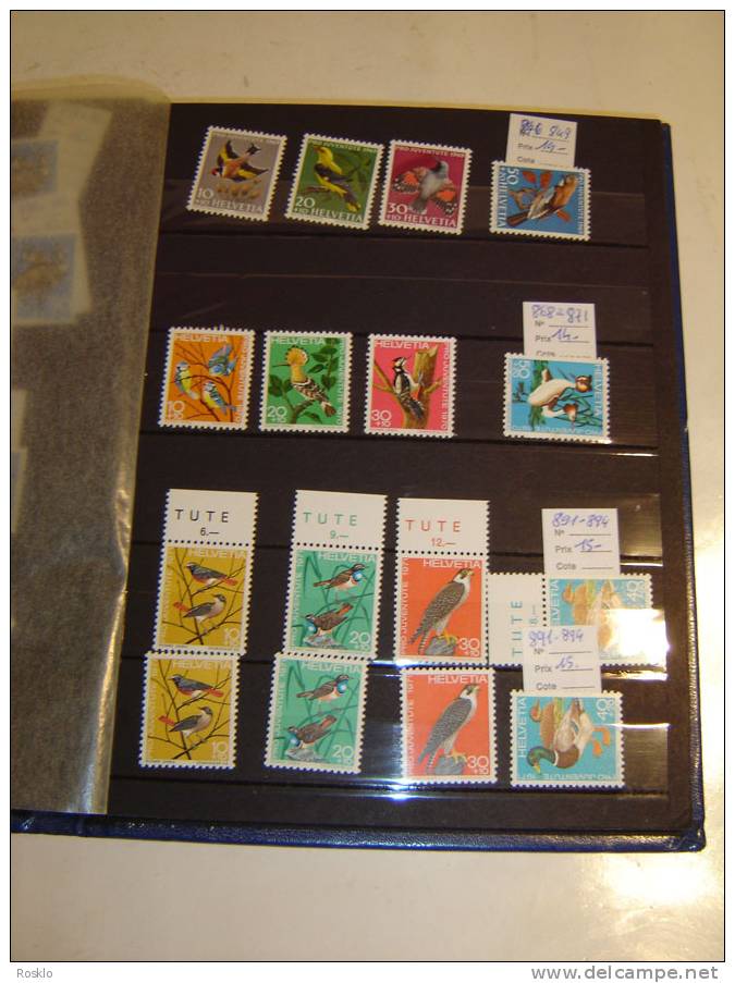 SUISSE / PETIT ALBUM DE 265 TIMBRES ETAT NEUF DONT SERIE 660 - Unused Stamps