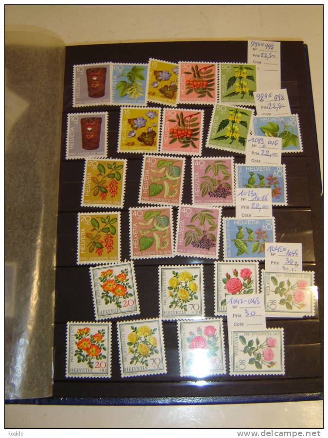 SUISSE / PETIT ALBUM DE 265 TIMBRES ETAT NEUF DONT SERIE 660 - Unused Stamps