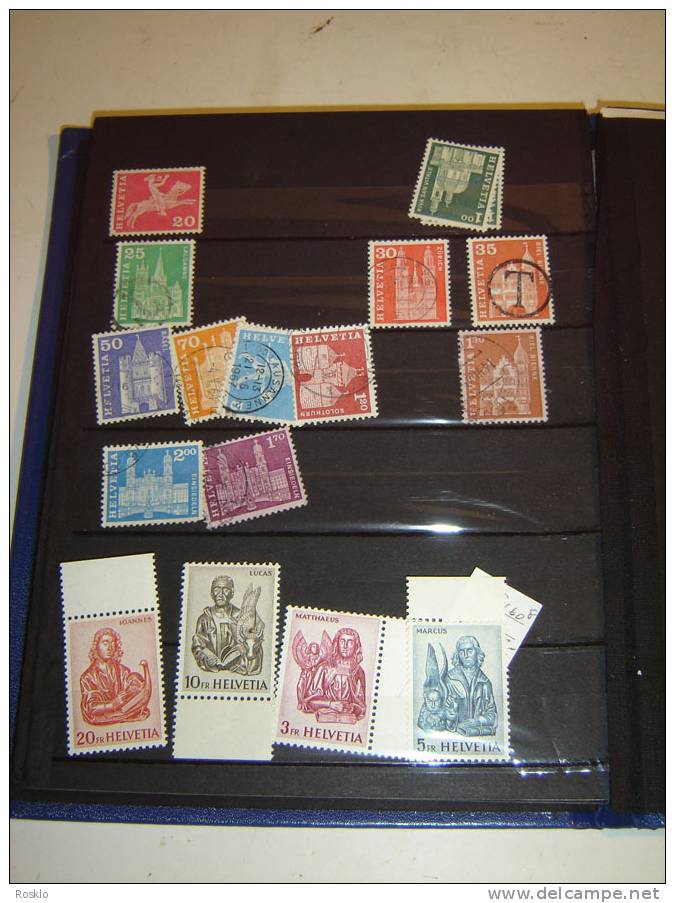 SUISSE / PETIT ALBUM DE 265 TIMBRES ETAT NEUF DONT SERIE 660