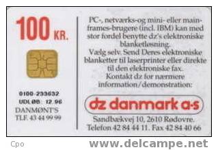 # DANMARK DANMONT-60 DZ Danmark 100 Puce?   Tres Bon Etat - Denemarken