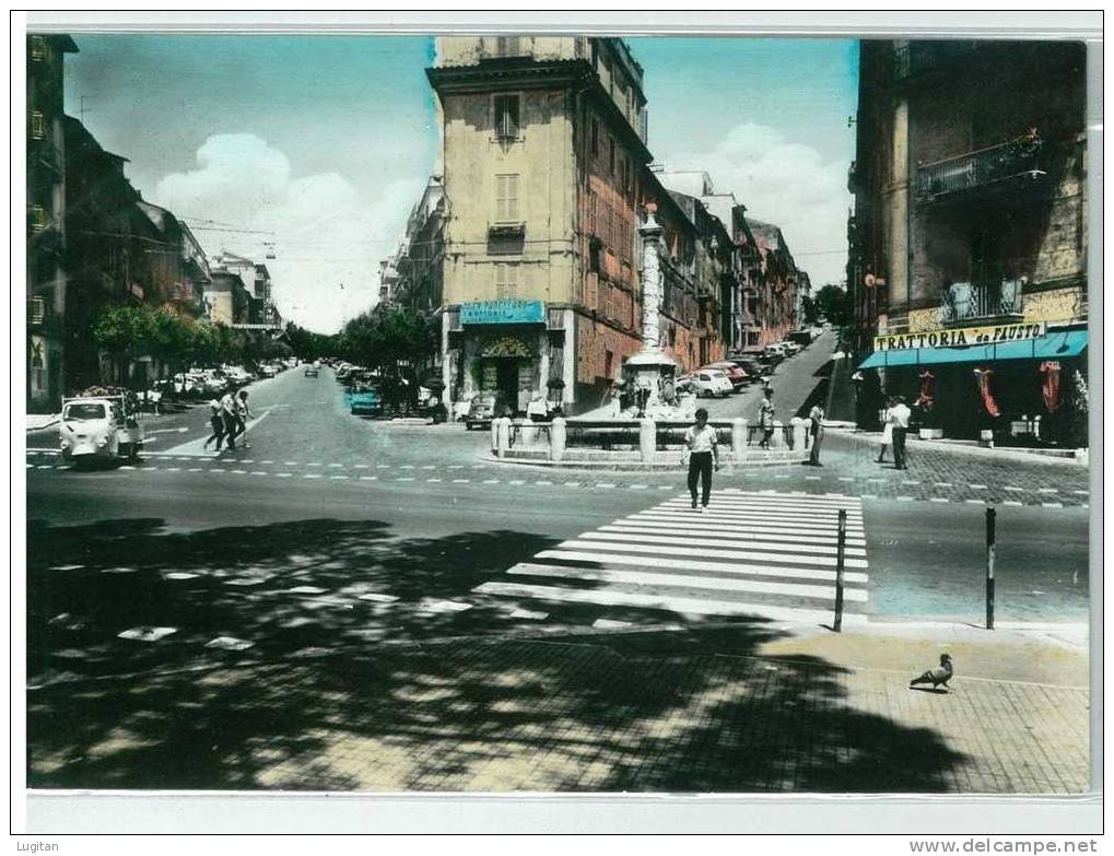 Cartoline - 2 Esemplari Di Genzano - Di Roma -  Colori Anni '50 Metodo A Lastra - Animate - Aprilia