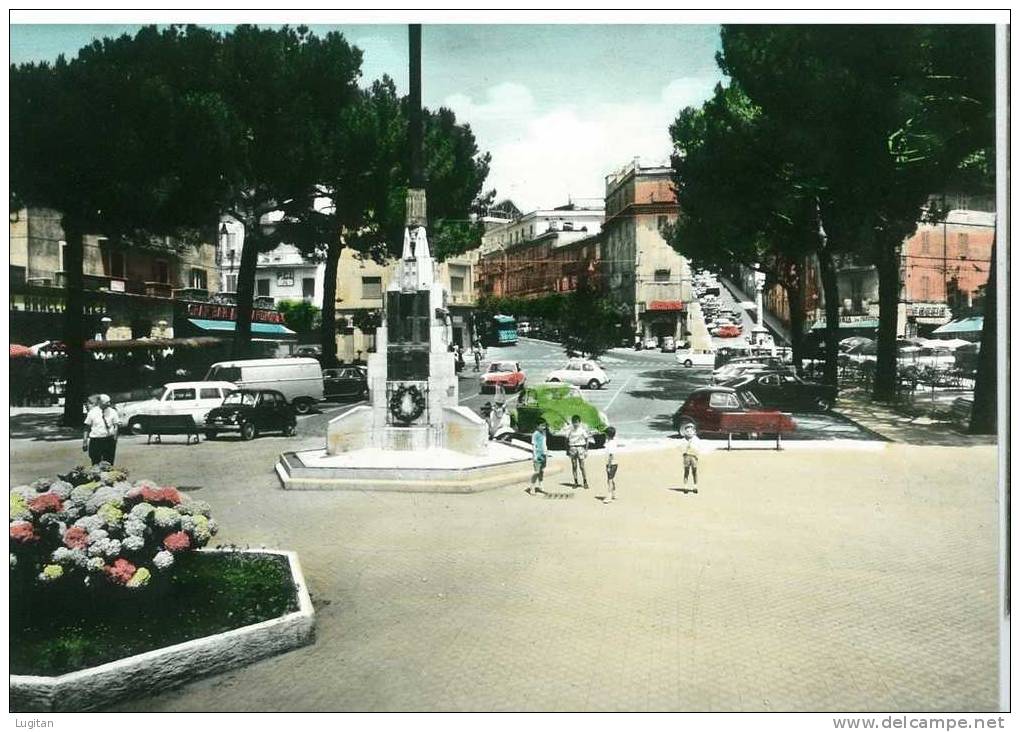 Cartoline - 2 Esemplari Di Genzano - Di Roma -  Colori Anni '50 Metodo A Lastra - Animate - Aprilia