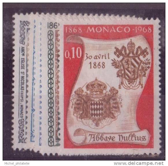 MONACO N°744/48* NEUF AVEC CHARNIERE - Autres & Non Classés