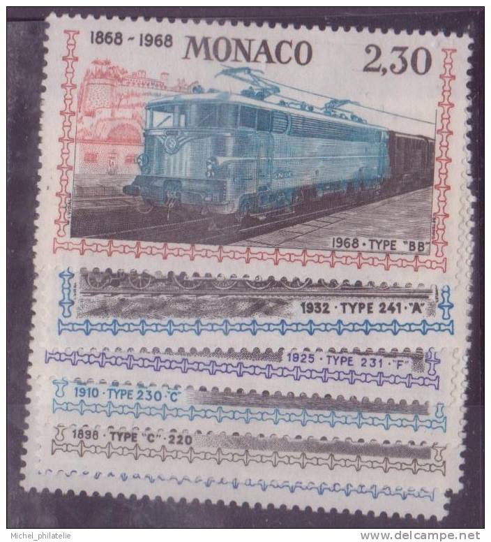 MONACO N°752/757* NEUF AVEC CHARNIERE - Autres & Non Classés